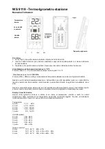 Предварительный просмотр 11 страницы Technoline WS 9119 Instruction Manual