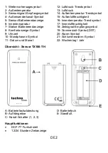 Предварительный просмотр 2 страницы Technoline WS 9218 Instruction Manual