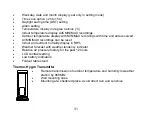 Предварительный просмотр 31 страницы Technoline WS 9273 Instruction Manual