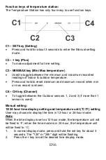 Предварительный просмотр 20 страницы Technoline WS 9900 Instruction Manual