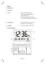 Предварительный просмотр 7 страницы Technoline WS8007 User Manual