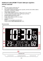 Предварительный просмотр 49 страницы Technoline WS8017 Instruction Manual