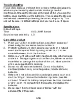 Preview for 15 page of Technoline WS8086 Instruction Manual