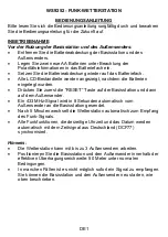 Preview for 1 page of Technoline WS9252 User Instruction