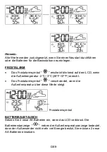 Preview for 9 page of Technoline WS9252 User Instruction