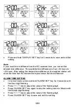 Preview for 17 page of Technoline WS9252 User Instruction