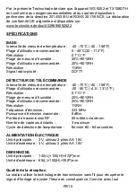 Preview for 34 page of Technoline WS9252 User Instruction