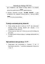 Preview for 74 page of Technoline WT265 Manual