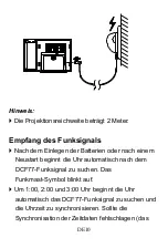 Preview for 10 page of Technoline WT546 Manual