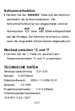 Preview for 17 page of Technoline WT546 Manual