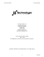 Preview for 2 page of Technologic Systems TS-3200 User Manual