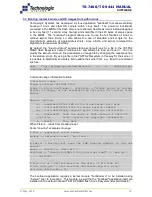 Preview for 16 page of Technologic Systems TS-7400 Hardware & Software Installation