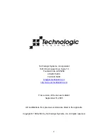 Preview for 2 page of Technologic Systems TS-NVRAM2 Manual