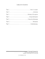 Preview for 2 page of Technology Dynamics TCP Series Connection Diagram & User Manual