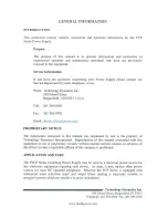 Preview for 5 page of Technology Dynamics TCP Series Connection Diagram & User Manual