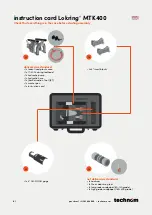 Technom Lokring MTK400 Instruction Card preview