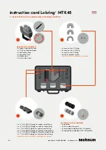 Technom Lokring MTK45 Instruction Card preview