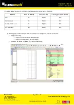 Предварительный просмотр 47 страницы Technomark GraphiX User Manual