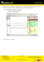 Предварительный просмотр 49 страницы Technomark GraphiX User Manual