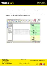 Предварительный просмотр 62 страницы Technomark GraphiX User Manual