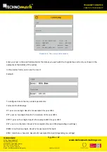 Предварительный просмотр 20 страницы Technomark M4 inline Software User'S Manual