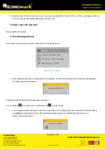 Предварительный просмотр 29 страницы Technomark M4 inline Software User'S Manual
