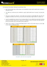 Предварительный просмотр 40 страницы Technomark M4 inline Software User'S Manual