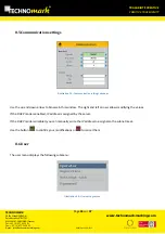 Предварительный просмотр 44 страницы Technomark M4 inline Software User'S Manual
