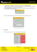 Предварительный просмотр 45 страницы Technomark M4 inline Software User'S Manual