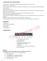 Предварительный просмотр 2 страницы Technomate TM-RF HD IR User Manual