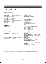 Preview for 40 page of TechnoStar TF-L26B ATV User Manual