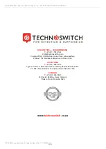 Предварительный просмотр 14 страницы technoswitch DP-PSUEN Series Installation & Operation Manual