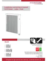 Preview for 1 page of Technotherm CHM 1000 DSM Installation And Technical Manual