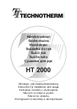 Preview for 1 page of Technotherm HT 2000 Installation Instruction