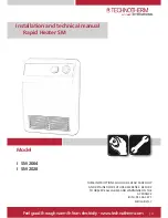 Technotherm SM 2004 Installation And Technical Manual preview