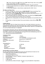 Preview for 5 page of TechnoTrade WT 486 Manual