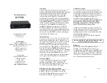 Preview for 1 page of Technovision DV75H Quick Reference Manual