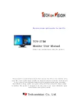 Technovision TOV-271M User Manual preview