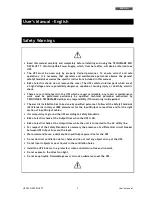 Preview for 7 page of Technoware EVO DSP PLUS TT 100 KVA User Manual