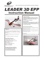 Techone leader 3D EPP Instruction Manual preview