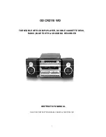 TechPlay ODCR2110 WD Instructions Manual preview