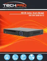 Techpro DVR-CVI4120ME-DH-V2 User Manual предпросмотр