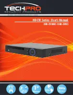 Techpro DVR-CVI8ME-1080-DHV2 User Manual preview