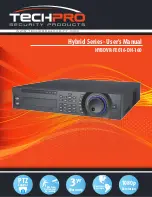 Предварительный просмотр 1 страницы Techpro HYBDVR-FE016-DH-160 Hybrid Serie User Manual