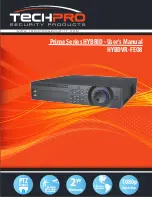 Techpro HYBDVR-FEO8 User Manual предпросмотр