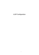 Предварительный просмотр 1 страницы Techroutes LLDP Configuration