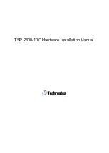 Techroutes TSR 2800-10C Hardware Installation Manual предпросмотр