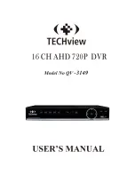 Предварительный просмотр 1 страницы TECHVIEW QV-3149 User Manual