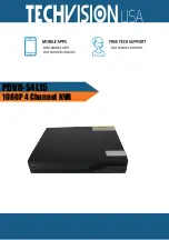 TechVision PDVR-S4L15 Manual предпросмотр