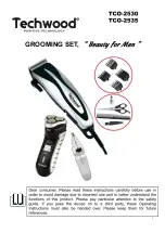 Preview for 1 page of TECHWOOD Beauty for Men TCO-2530 Instruction Manual